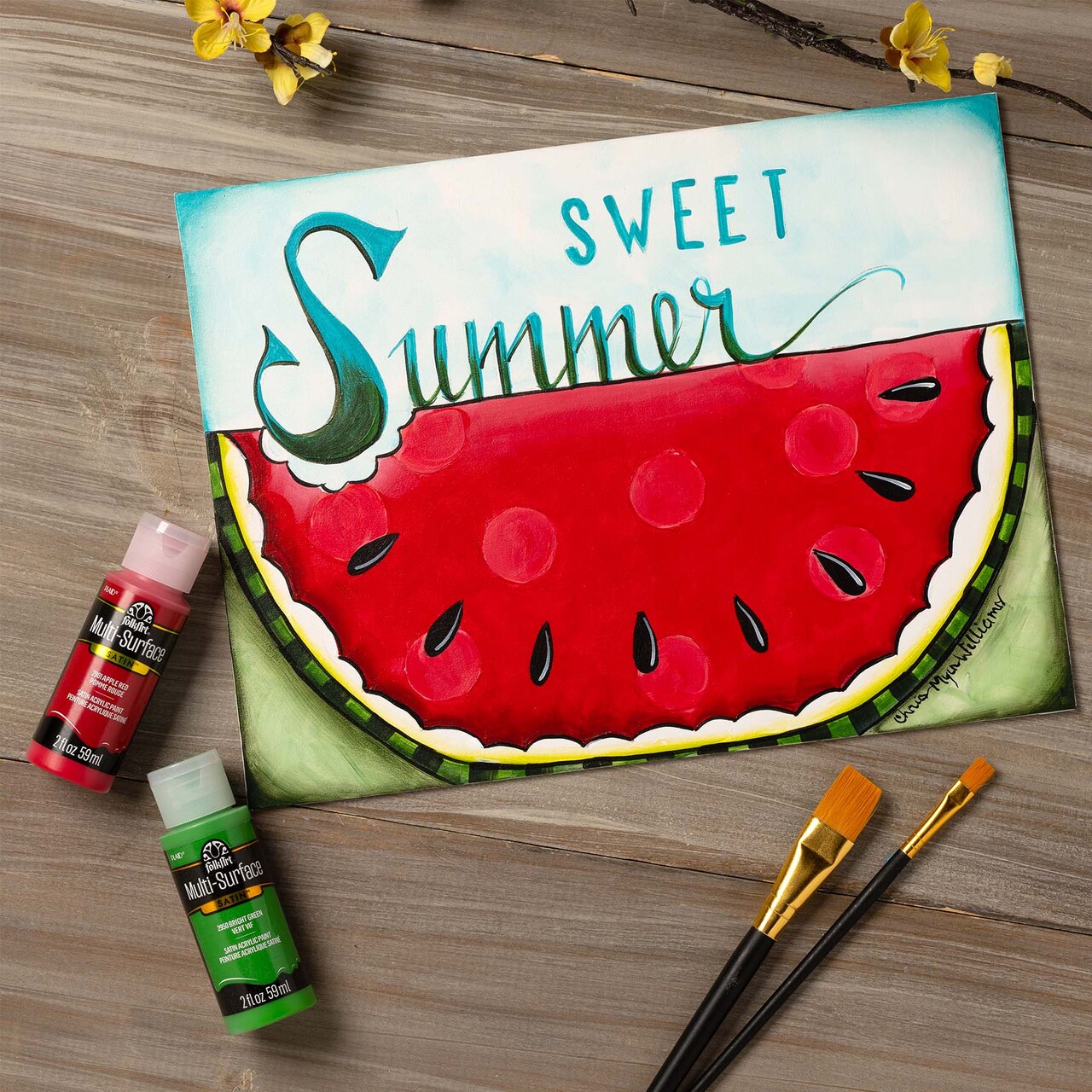 Sweet Summer with FolkArt® Acrylics